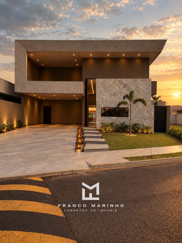 Fachada da casa no Condomínio Gaivotas II